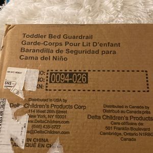 Brand New in box Toddler Bed Guardrail